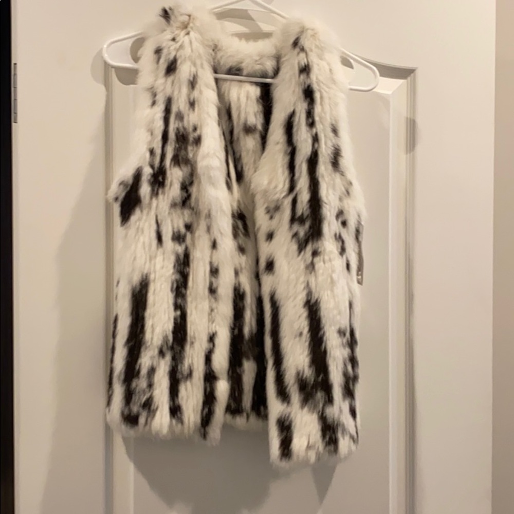 NWT Neiman Marcus Fur Vest